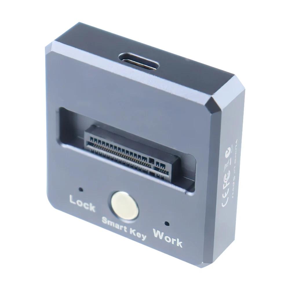 SSD ŷ ̼ M.2 SSD-USB , CŸ M.2 NVME/SATA ĳ ڽ ̽ , SSD ܺ Ŭ M Ű, 1000 MB/s
